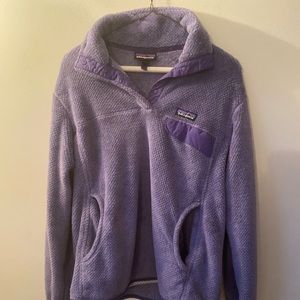 Purple Patagonia Pullover with Kangaroo Pocket!